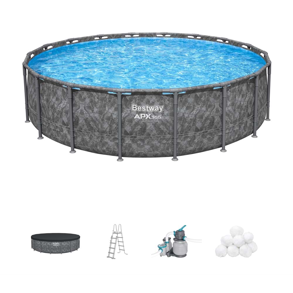 Bestway® APX 365™ 561KC Çember Prefabrik Havuz 549cm x 132cm