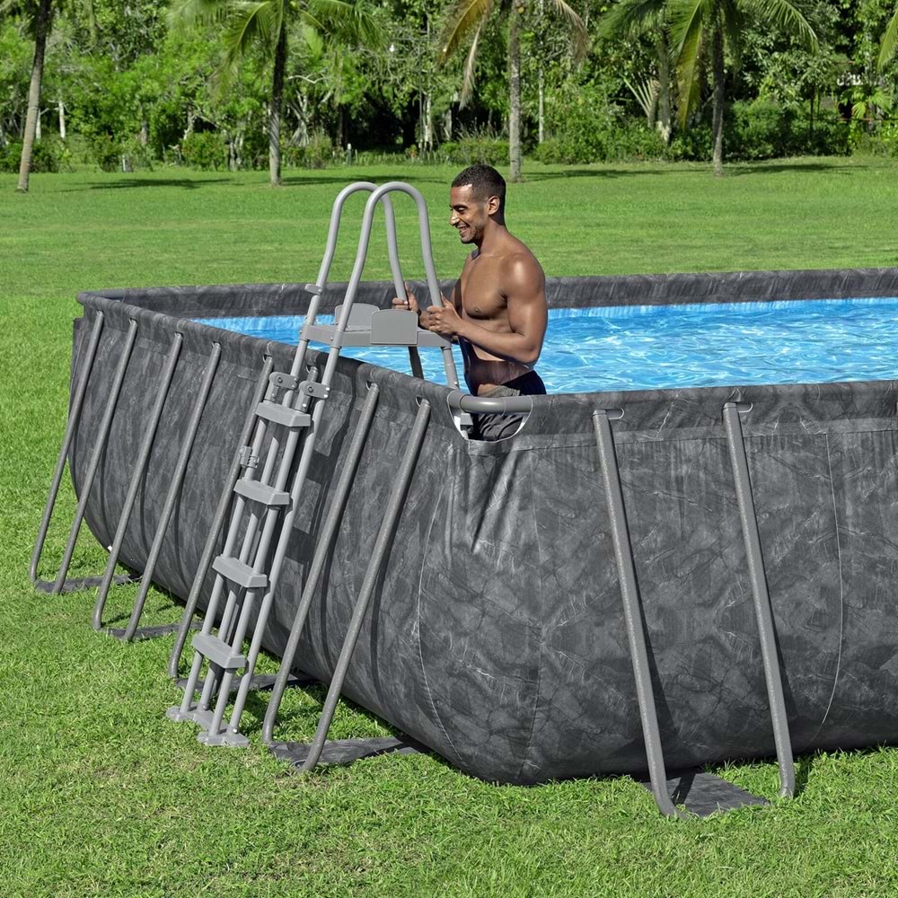 Bestway® APX 365™ 561KJ Dikdörtgen Prefabrik Havuz 9,56 m x 4,88 m x 1,32 m