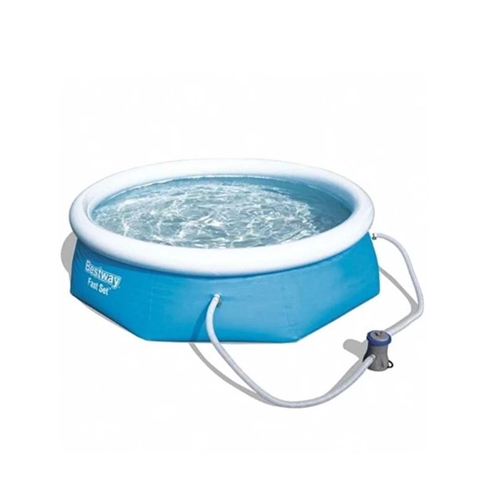 Bestway Büyük Havuz 57270 Büyük Havuz 57270 Bahçenizde Keyifli Vakitler Sunacak Şişme Havuz