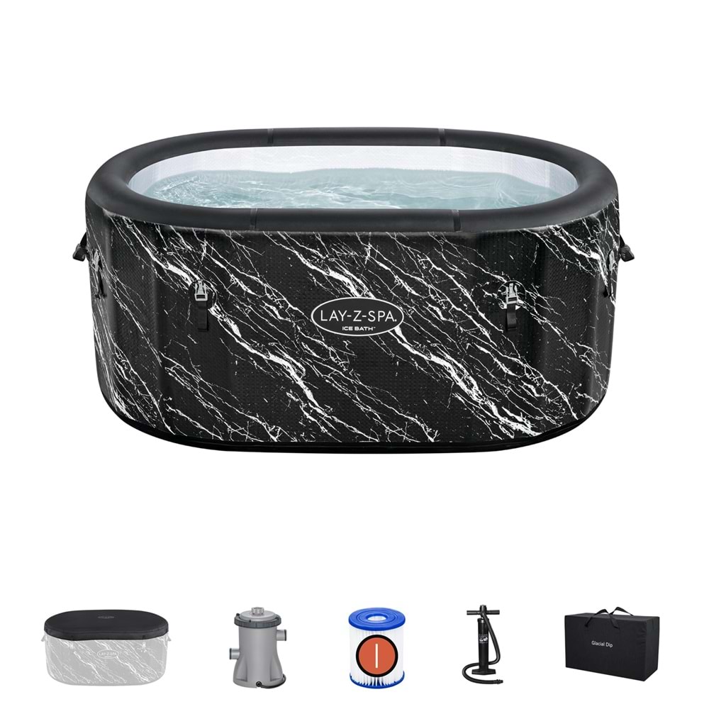 Lay-Z-Spa Soğuk Terapi Buz Banyosu Küveti, 2 Kişilik 6002Q