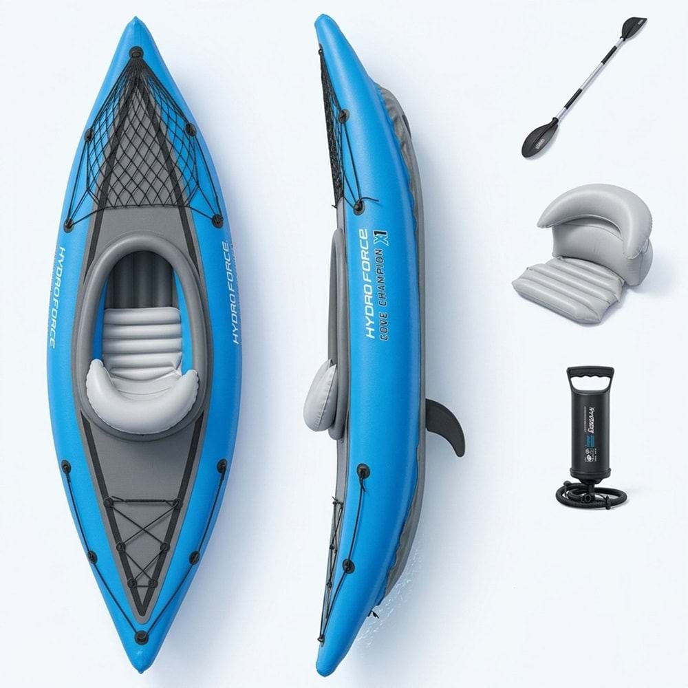 Bestway Hydro Force kayak seti Cove Champion X1 275 x 81 x 45 cm 65115