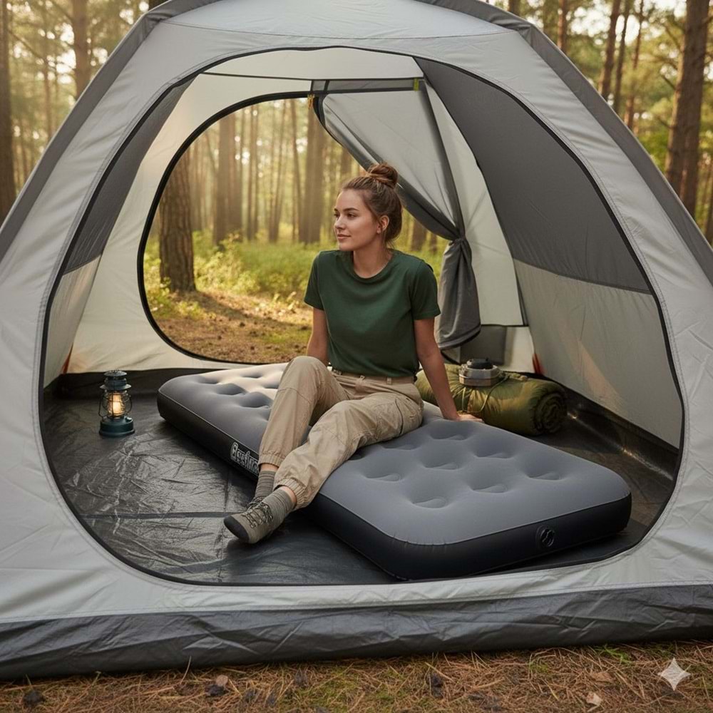 Bestway Single Tek Kişilik Şişme Yatak 185x76x22cm 671GY