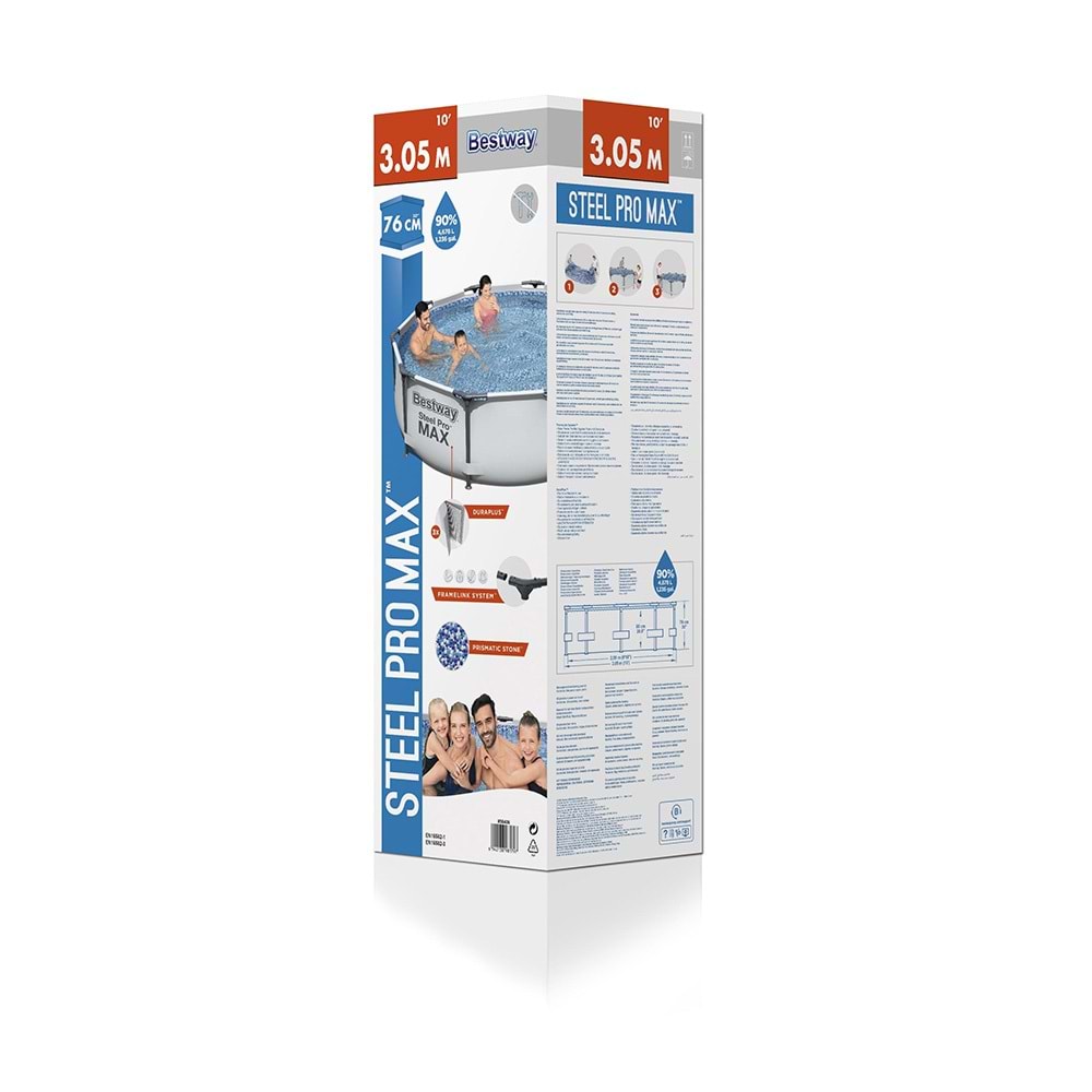 Bestway Gölgelikli Prefabrik Full Havuz Seti 305x76cm BW561 56406