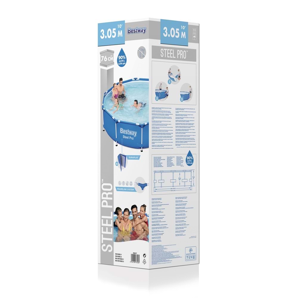 Bestway Gölgelikli Prefabrik Full Havuz Seti 305x76cm BW565 56677