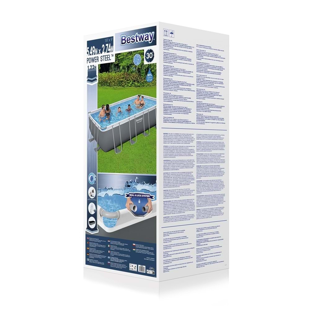Bestway Gölgelikli Büyük Prefabrik Full Havuz Seti 549x274x122cm 56466 BW571