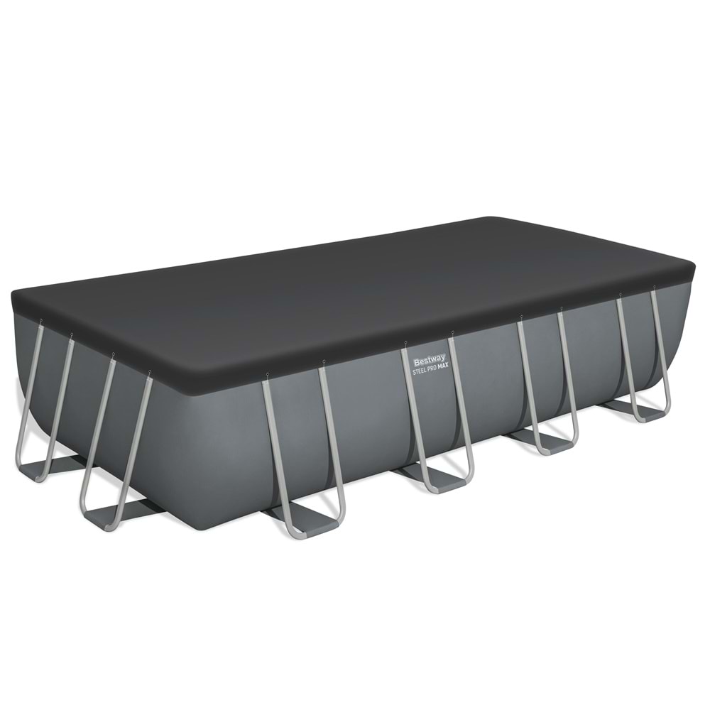 Bestway Steel Pro MAX Gölgelikli Prefabrik Yer Üstü Havuz Seti 549 cm x 274 cm x 122 cm 56466 BW596