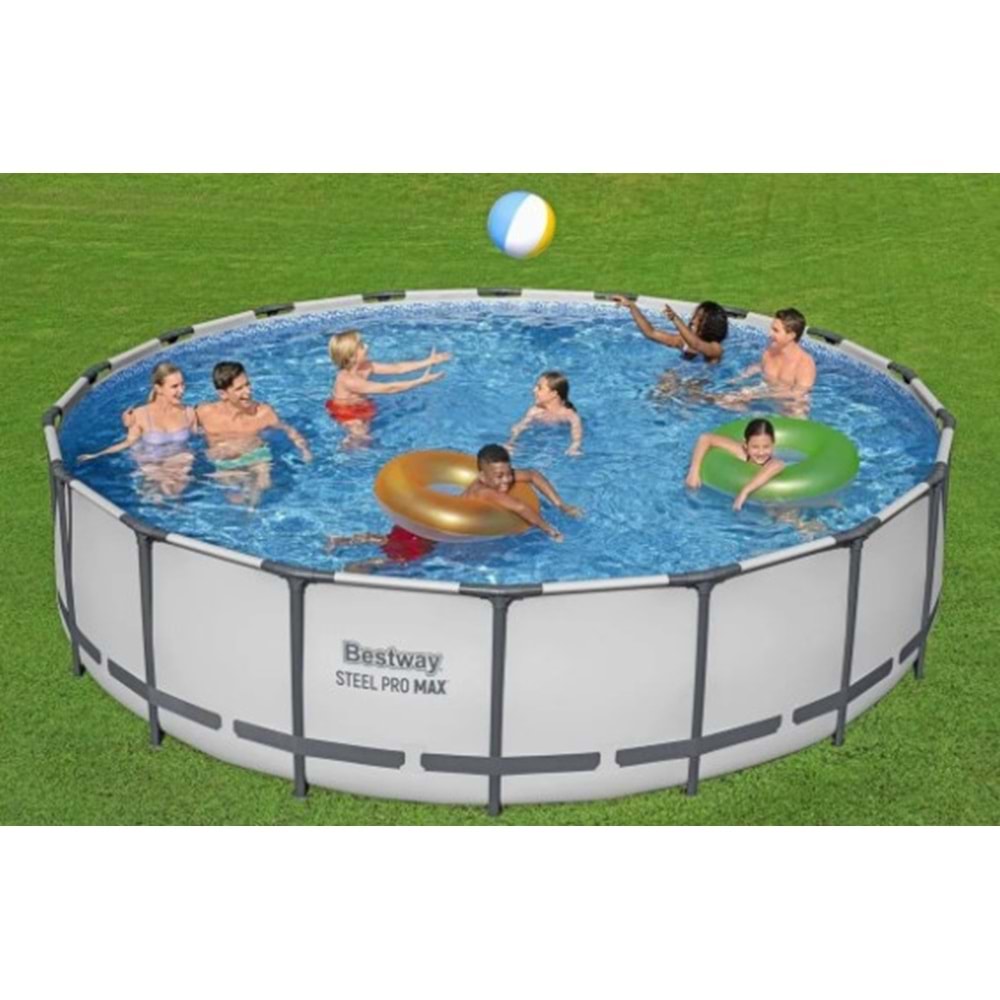 Bestway ® 56462 Steel Pro Max™ Prefabrik Yer Üstü Havuz Seti 5,49 M X 1,22 M JTRD56462