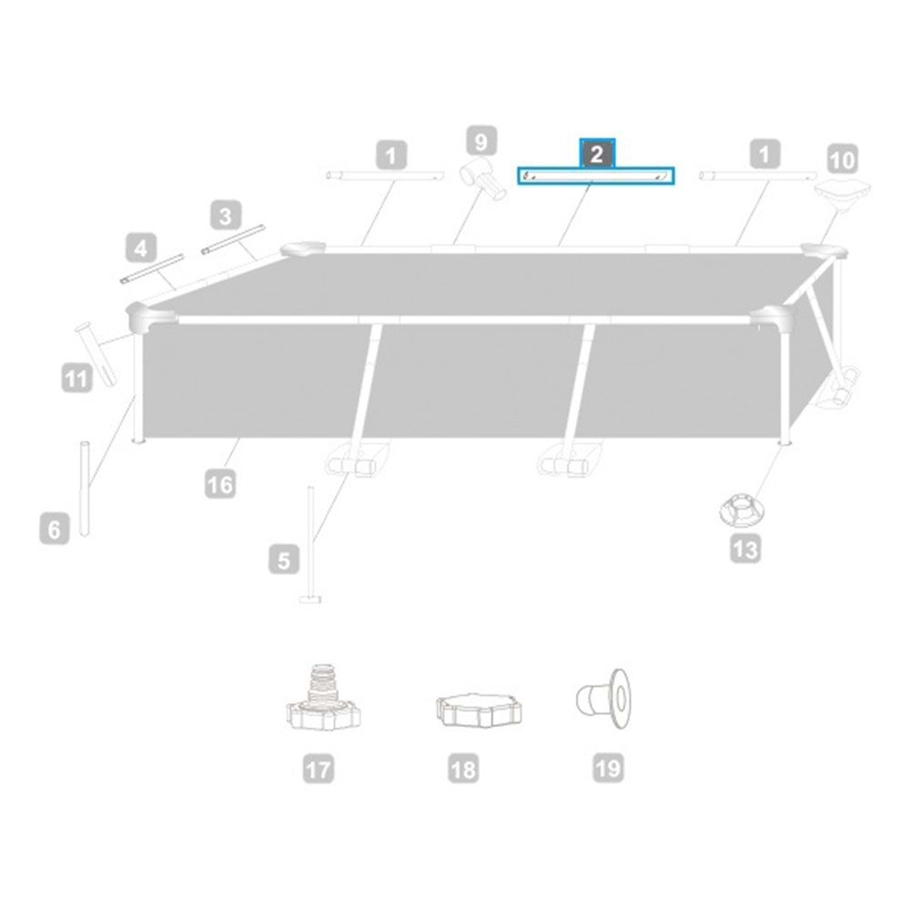 Yatay Profil B -2.59m x 1.70m 56403 Havuz