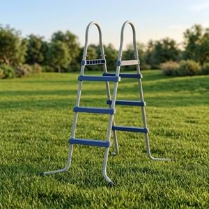 3 Basamaklı Yer Üstü Havuz Merdiveni 90cm 29R144