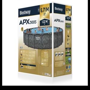 Bestway® APX 365™ 561JZ Çember Prefabrik Havuz Seti 6,71 m x 1,32 m