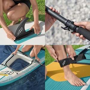Bestway Hydro Force SUP Touring Board Set Panorama 340 x 89 x 15 cm 65363