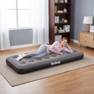 Bestway Single Tek Kişilik Şişme Yatak 185x76x22cm 671GY