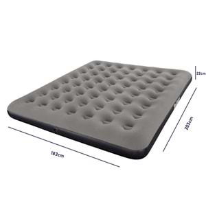 Bestway Ultra King 3 Kişilik Şişme Yatak ve Elektrikli Pompa 203x183x22cm 671HC BW147