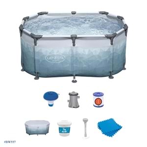 Lay-Z-Spa Soğuk Terapi Buz Banyosu Küveti Seti, 2 Kişilik 6002N BW557