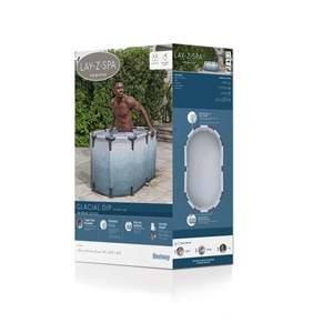 Lay-Z-Spa Soğuk Terapi Buz Banyosu Küveti Seti, 2 Kişilik 6002N BW557