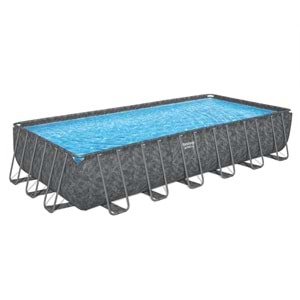 Bestway APX 365 Gölgelikli Prefabrik Dikdörtgen Havuz Seti 732 cm x 366 cm x 132 cm 561KG BW587