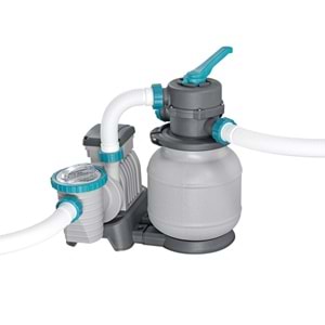 Bestway APX 365 Gölgelikli Prefabrik Dikdörtgen Havuz Seti 732 cm x 366 cm x 132 cm 561KG BW587