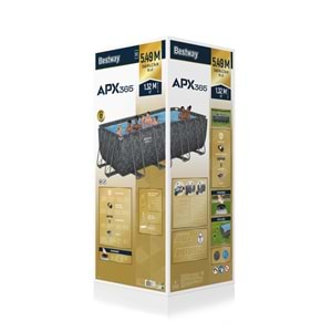 Bestway® APX 365™ 561KA Gölgelikli Dikdörtgen Prefabrik Havuz 549 cm x 274 cm x 132 cm BW588