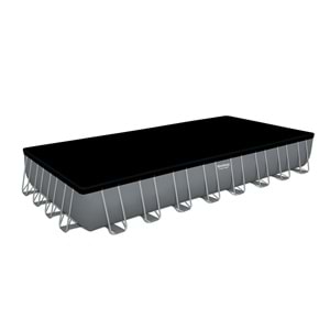 Bestway Gölgelikli Prefabrik Dikdörtgen Yer Üstü Havuz Seti 956 cm x 488 cm x 132 cm 56623 BW600