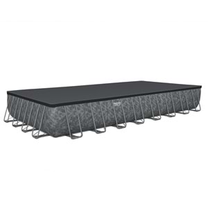Bestway APX 365 561KJ Gölgelikli Dikdörtgen Prefabrik Havuz 956 cm x 488 cm x 132 cm BW601