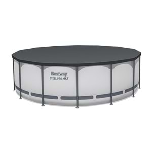 Bestway Steel Pro MAX Gölgelikli Prefabrik Yuvarlak Havuz Seti 427cm x 122cm 5612X BW609