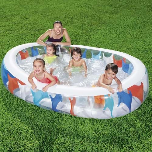 Bestway 54066 Eliptik Şişme Çocuk Havuzu