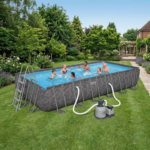 Bestway® APX 365™ 561KG Dikdörtgen Prefabrik Havuz Seti 7,32 m x 3,66 m x 1,32 m