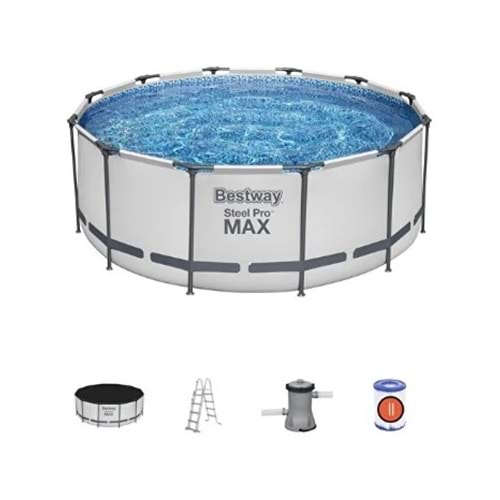Bestway ® 56420 Steel Pro Max™ Yer Üstü Prefabrik Havuz Seti 3,66 M X 1,22 M