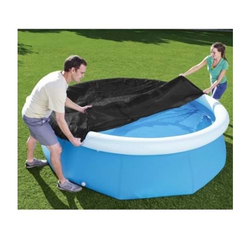 Bestway ® 58032 Fast Set™ Havuz Örtüsü - 2,40 m çaplı şişme havuzlar için