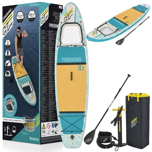 Bestway Hydro Force SUP Touring Board Set Panorama 340 x 89 x 15 cm 65363