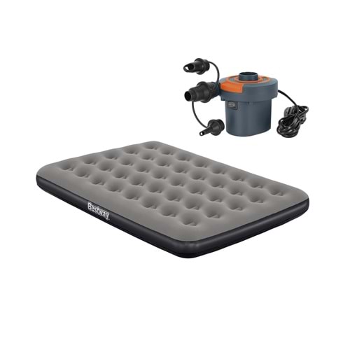 Bestway Ultra Queen 2 Kişilik Şişme Yatak + Çakmaklık Girişli 191x137x22cm 671GZ BW144