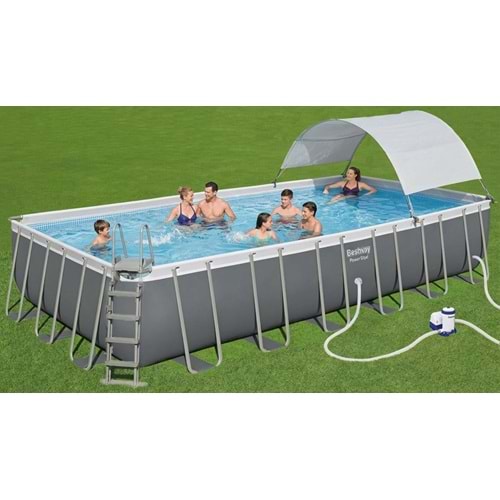 Bestway Gölgelikli Büyük Prefabrik Havuz 732x366x132cm 56474 BW599